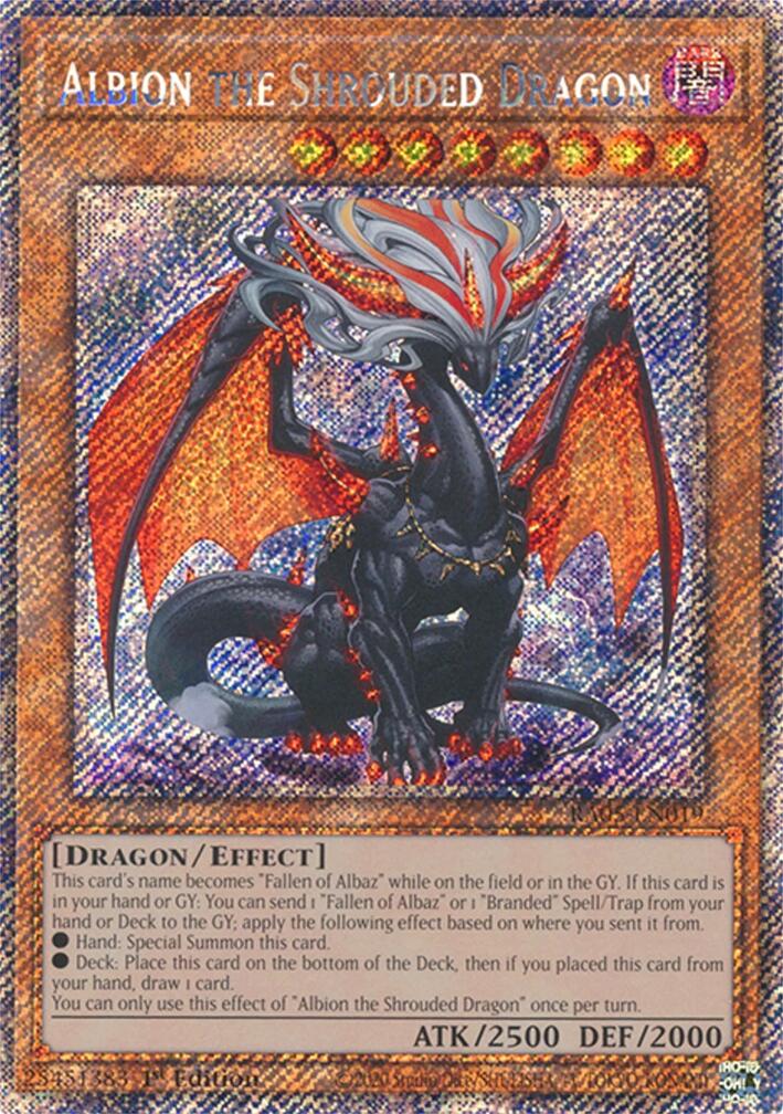 Albion the Shrouded Dragon (Platinum Secret Rare) [RA05-EN019] Platinum Secret Rare | Exor Games Dartmouth
