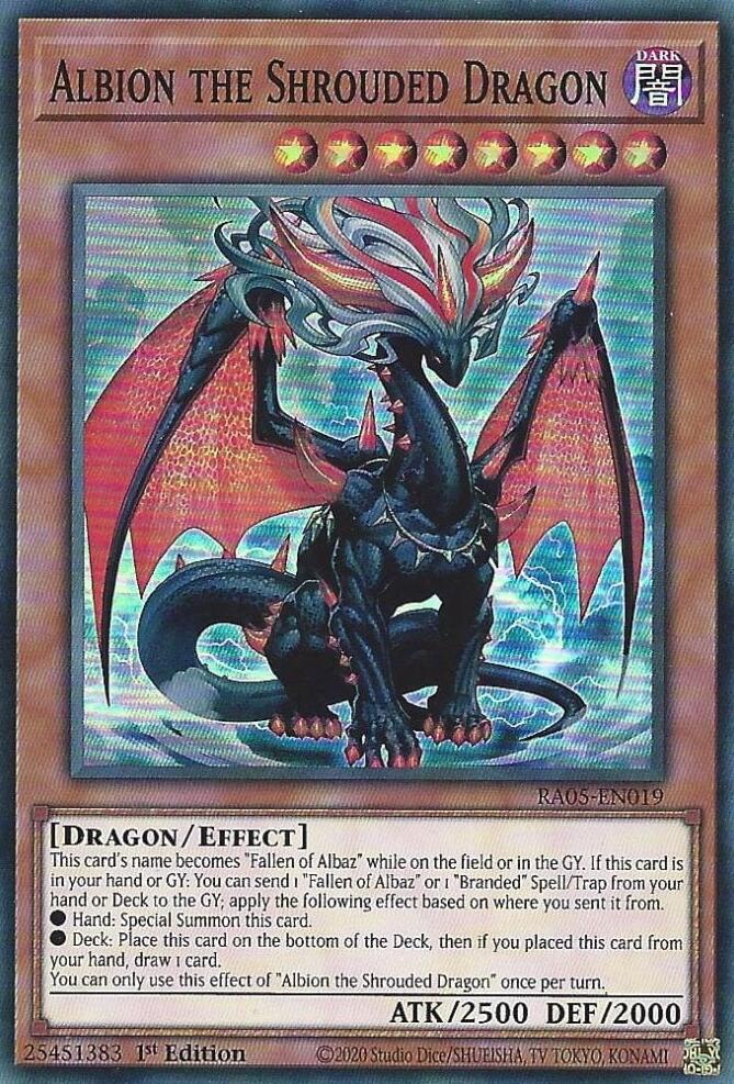 Albion the Shrouded Dragon [RA05-EN019] Super Rare | Exor Games Dartmouth