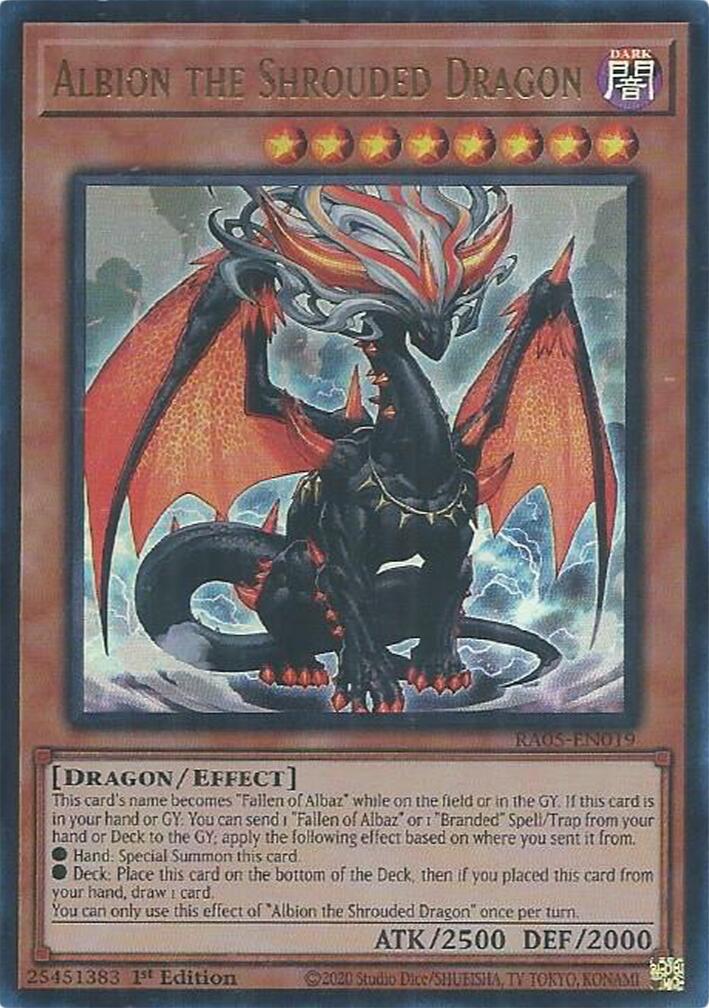 Albion the Shrouded Dragon (Ultra Rare) [RA05-EN019] Ultra Rare | Exor Games Dartmouth