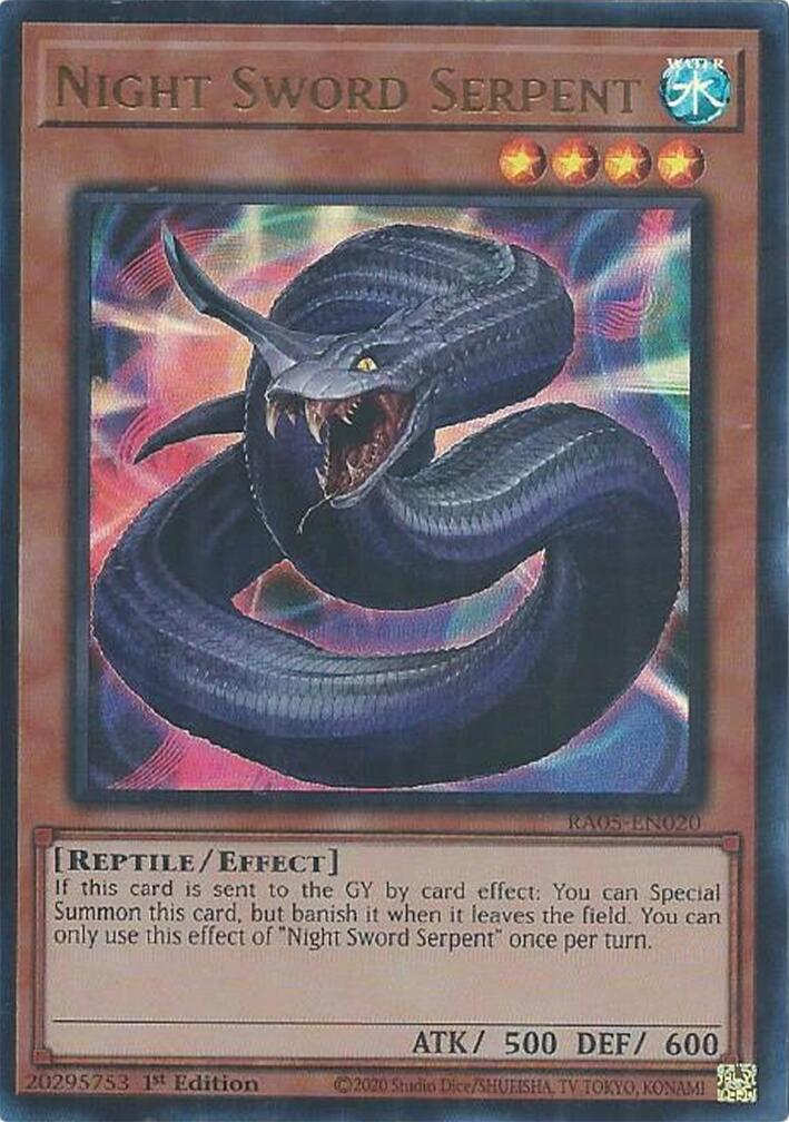 Night Sword Serpent (Ultra Rare) [RA05-EN020] Ultra Rare | Exor Games Dartmouth