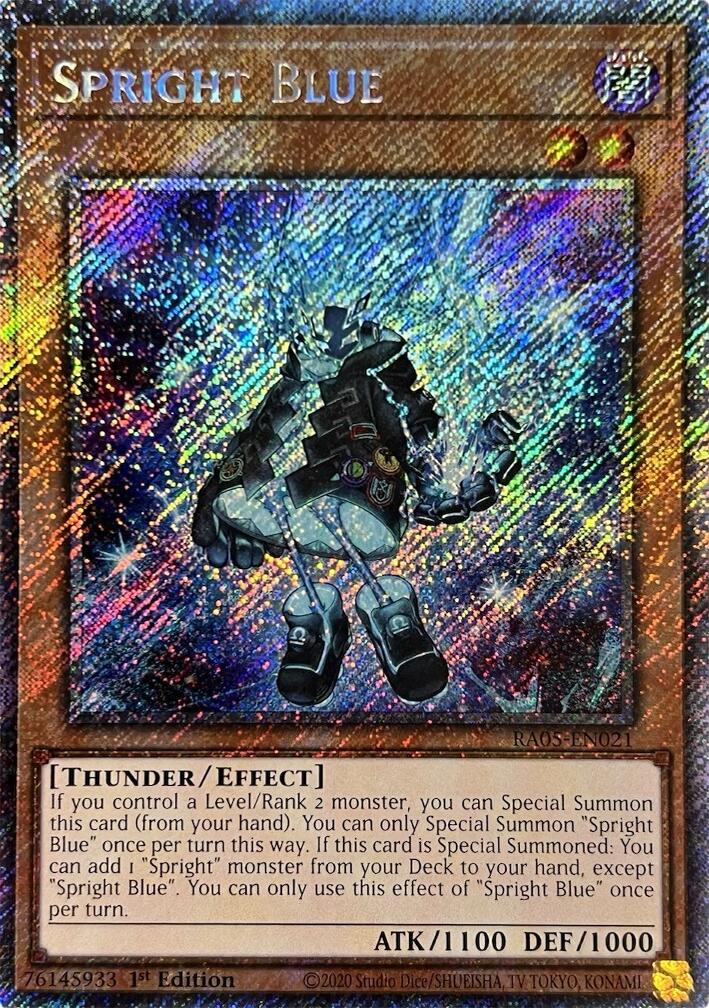 Spright Blue (Platinum Secret Rare) [RA05-EN021] Platinum Secret Rare | Exor Games Dartmouth