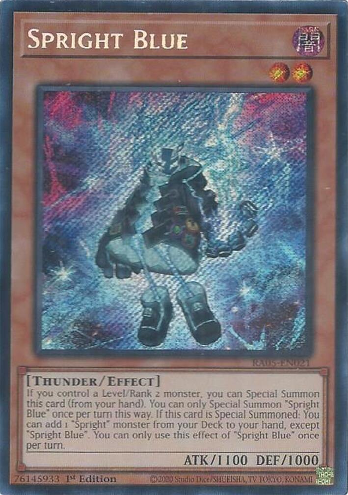 Spright Blue (Secret Rare) [RA05-EN021] Secret Rare | Exor Games Dartmouth