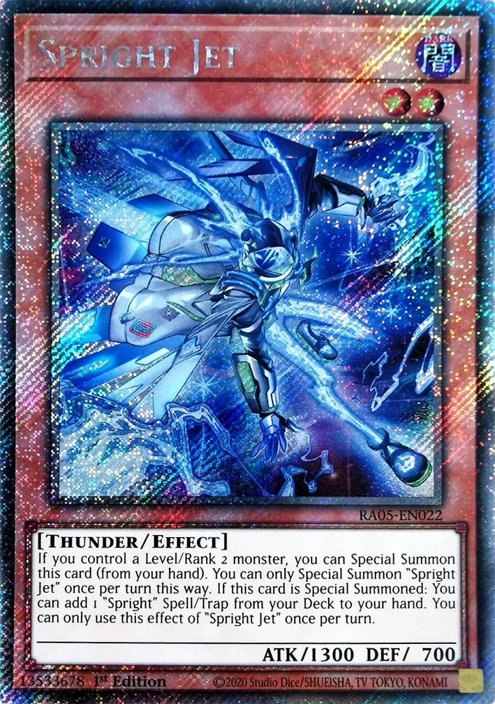 Spright Jet (Platinum Secret Rare) [RA05-EN022] Platinum Secret Rare | Exor Games Dartmouth