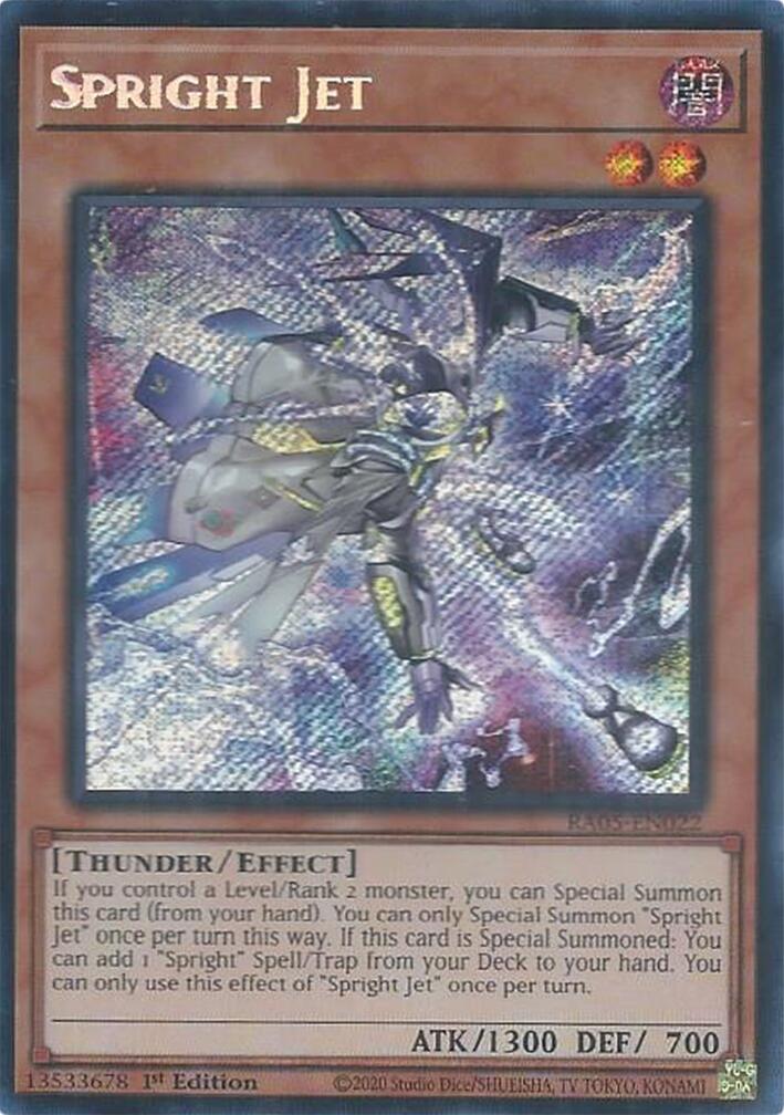 Spright Jet (Secret Rare) [RA05-EN022] Secret Rare | Exor Games Dartmouth