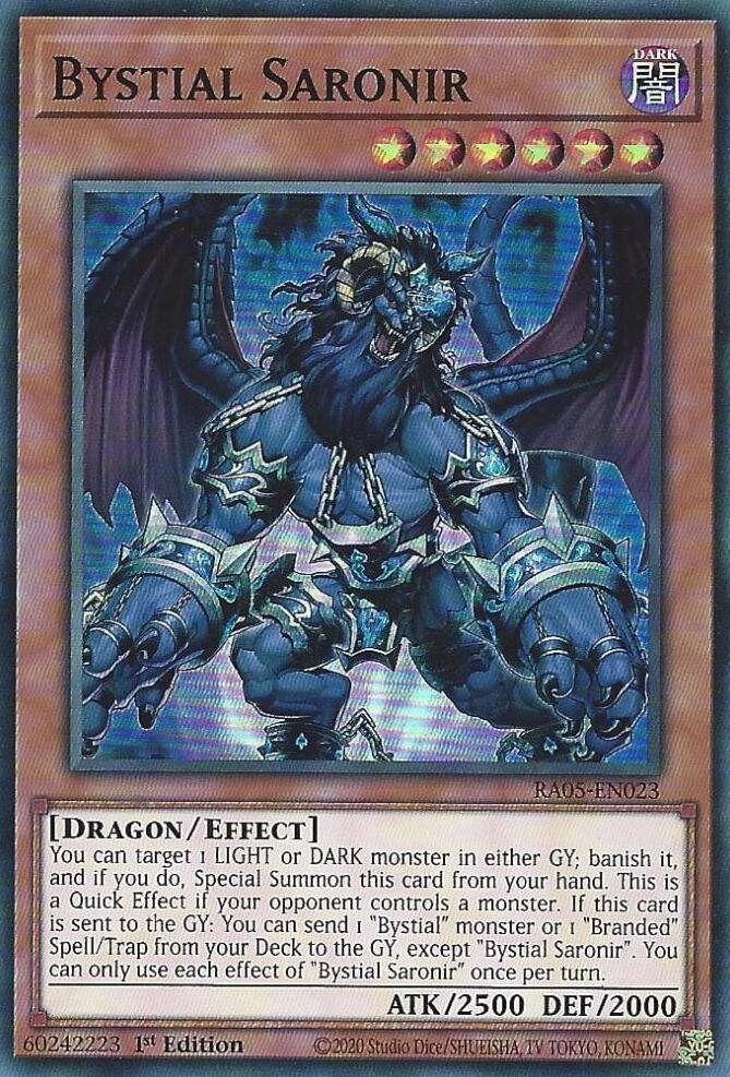 Bystial Saronir [RA05-EN023] Super Rare | Exor Games Dartmouth