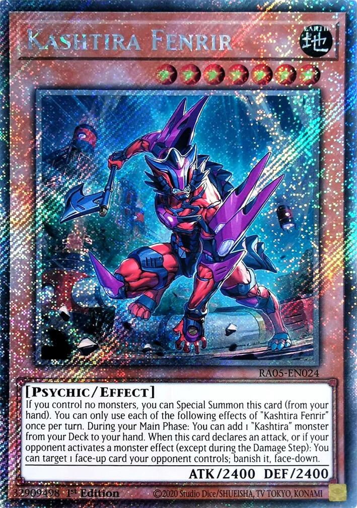 Kashtira Fenrir (Platinum Secret Rare) [RA05-EN024] Platinum Secret Rare | Exor Games Dartmouth