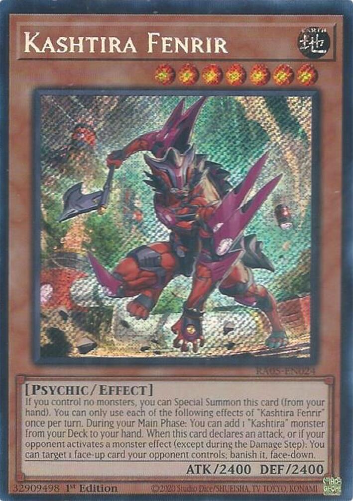 Kashtira Fenrir (Secret Rare) [RA05-EN024] Secret Rare | Exor Games Dartmouth