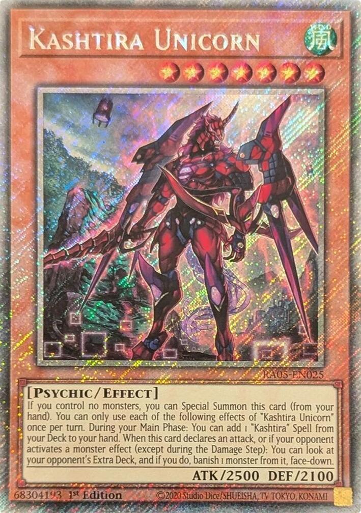 Kashtira Unicorn (Platinum Secret Rare) [RA05-EN025] Platinum Secret Rare | Exor Games Dartmouth