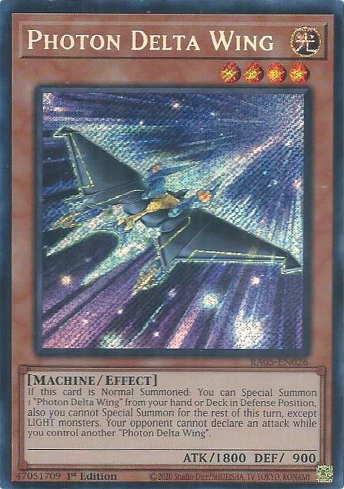 Photon Delta Wing (Secret Rare) [RA05-EN026] Secret Rare | Exor Games Dartmouth