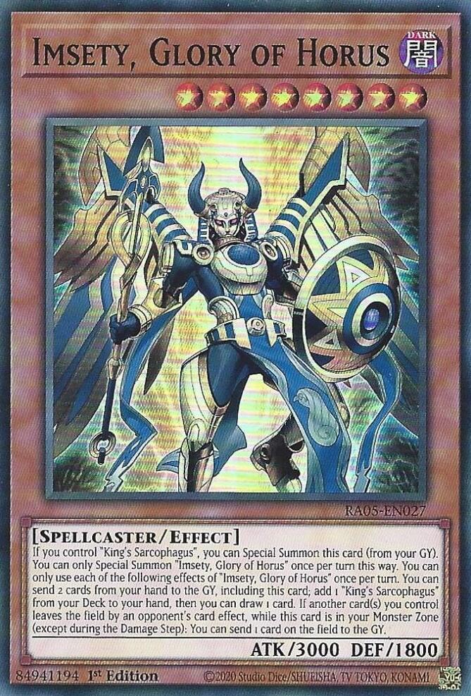 Imsety, Glory of Horus [RA05-EN027] Super Rare | Exor Games Dartmouth