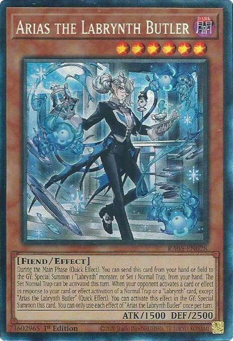 Arias the Labrynth Butler (Collector's Rare) [RA05-EN028] Collector's Rare | Exor Games Dartmouth