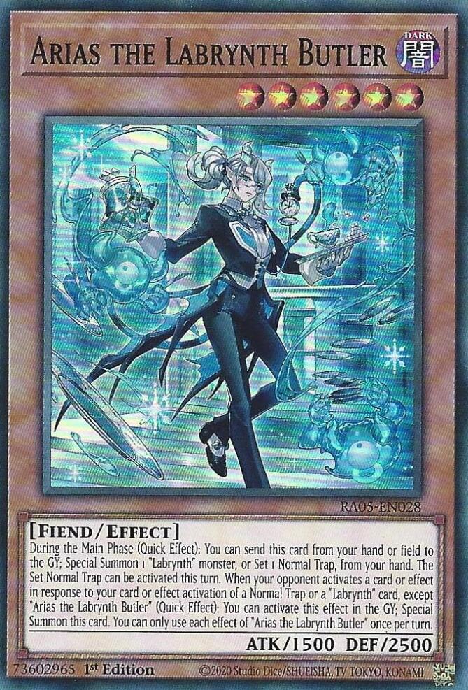 Arias the Labrynth Butler [RA05-EN028] Super Rare | Exor Games Dartmouth