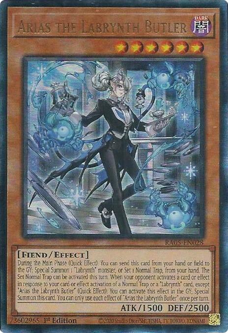 Arias the Labrynth Butler (Ultimate Rare) [RA05-EN028] Ultimate Rare | Exor Games Dartmouth