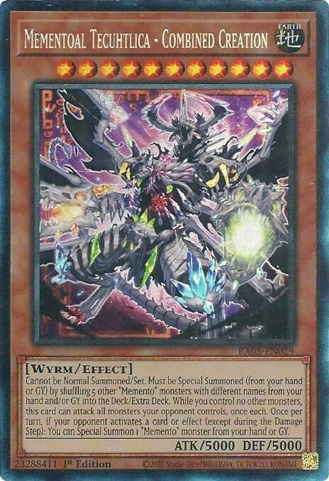 Mementoal Tecuhtlica - Combined Creation (Collector's Rare) [RA05-EN029] Collector's Rare | Exor Games Dartmouth