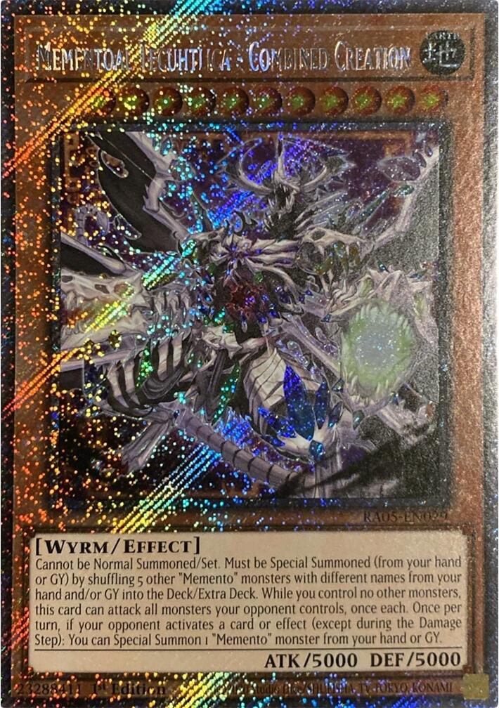 Mementoal Tecuhtlica - Combined Creation (Platinum Secret Rare) [RA05-EN029] Platinum Secret Rare | Exor Games Dartmouth