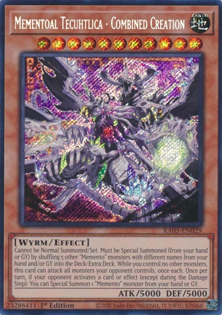 Mementoal Tecuhtlica - Combined Creation (Secret Rare) [RA05-EN029] Secret Rare | Exor Games Dartmouth