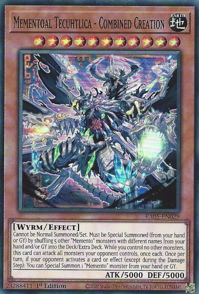 Mementoal Tecuhtlica - Combined Creation [RA05-EN029] Super Rare | Exor Games Dartmouth