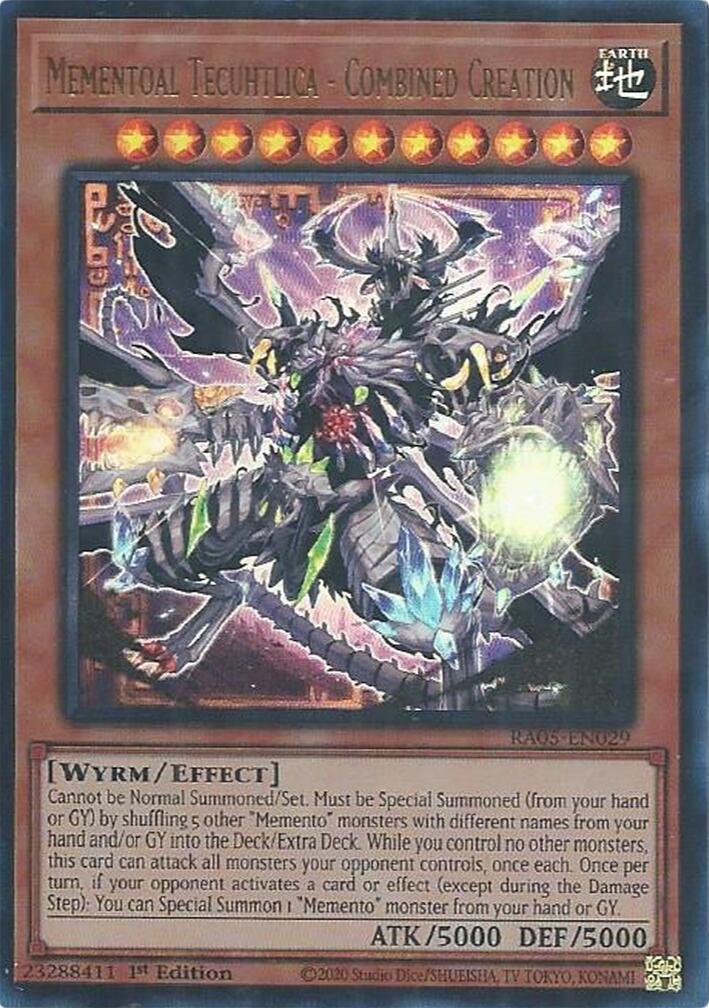 Mementoal Tecuhtlica - Combined Creation (Ultra Rare) [RA05-EN029] Ultra Rare | Exor Games Dartmouth