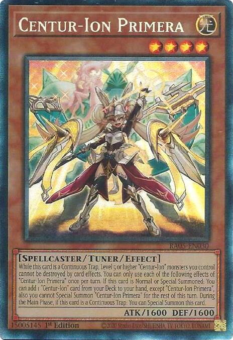 Centur-Ion Primera (Collector's Rare) [RA05-EN030] Collector's Rare | Exor Games Dartmouth