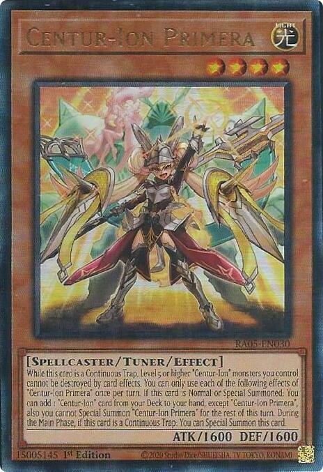 Centur-Ion Primera (Ultimate Rare) [RA05-EN030] Ultimate Rare | Exor Games Dartmouth