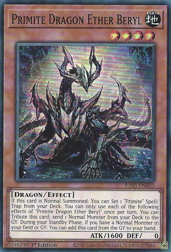 Primite Dragon Ether Beryl [RA05-EN033] Super Rare | Exor Games Dartmouth