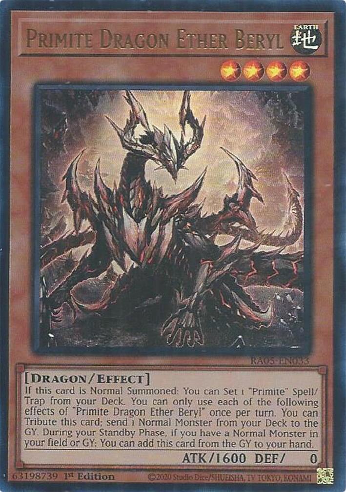 Primite Dragon Ether Beryl (Ultra Rare) [RA05-EN033] Ultra Rare | Exor Games Dartmouth