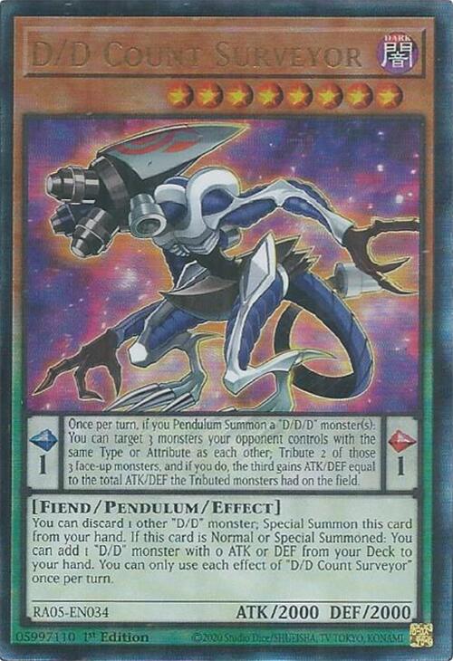 D/D Count Surveyor (Ultimate Rare) [RA05-EN034] Ultimate Rare | Exor Games Dartmouth