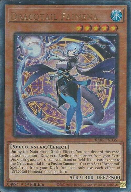 Dracotail Faimena (Ultimate Rare) [RA05-EN035] Ultimate Rare | Exor Games Dartmouth
