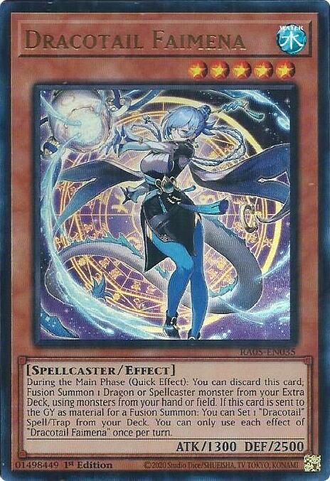 Dracotail Faimena (Ultra Rare) [RA05-EN035] Ultra Rare | Exor Games Dartmouth
