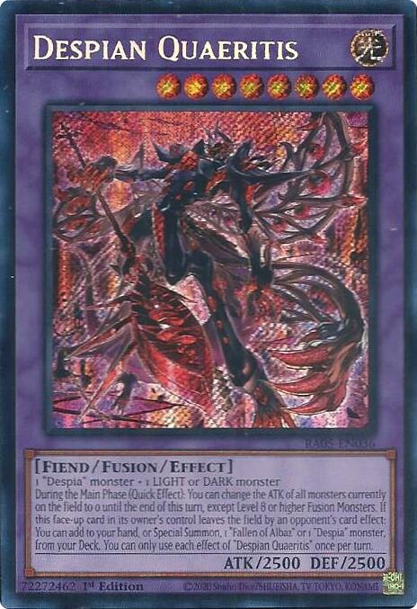 Despian Quaeritis (Secret Rare) [RA05-EN036] Secret Rare | Exor Games Dartmouth