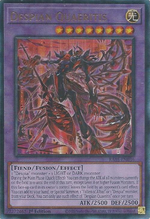 Despian Quaeritis (Ultimate Rare) [RA05-EN036] Ultimate Rare | Exor Games Dartmouth