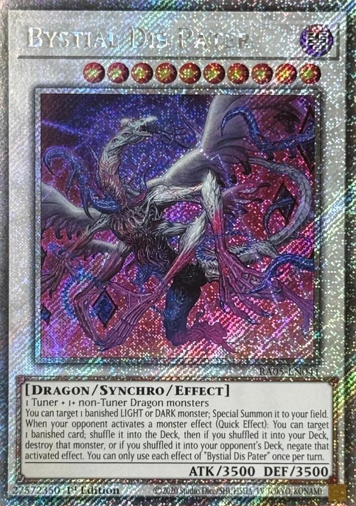 Bystial Dis Pater (Platinum Secret Rare) [RA05-EN041] Platinum Secret Rare | Exor Games Dartmouth