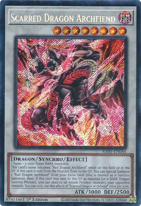 Scarred Dragon Archfiend (Secret Rare) [RA05-EN044] Secret Rare | Exor Games Dartmouth