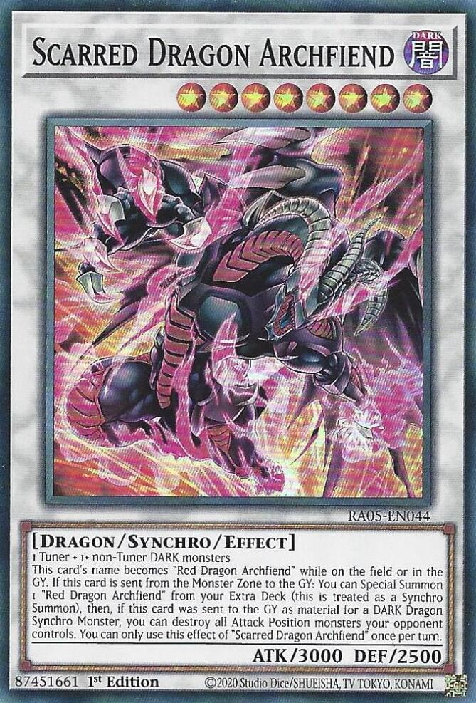 Scarred Dragon Archfiend [RA05-EN044] Super Rare | Exor Games Dartmouth
