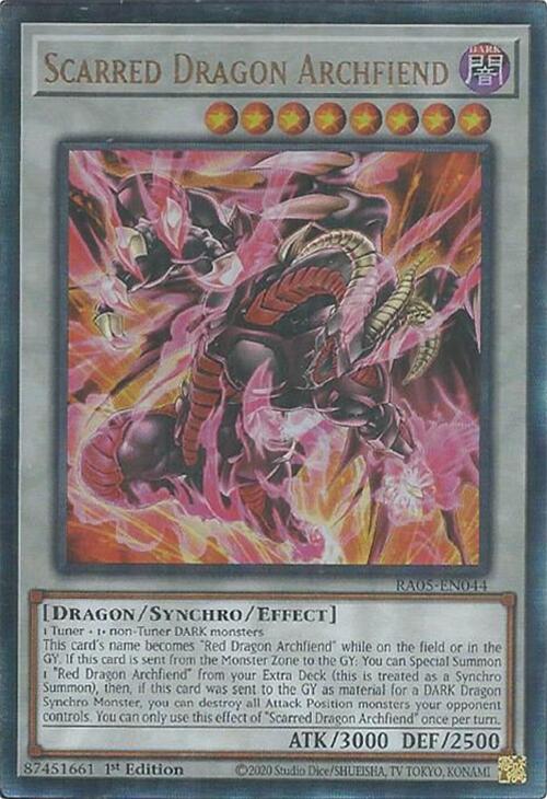 Scarred Dragon Archfiend (Ultimate Rare) [RA05-EN044] Ultimate Rare | Exor Games Dartmouth