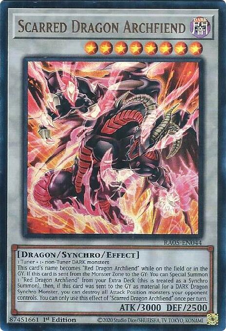 Scarred Dragon Archfiend (Ultra Rare) [RA05-EN044] Ultra Rare | Exor Games Dartmouth