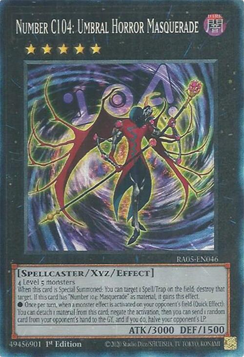 Number C104: Umbral Horror Masquerade (Collector's Rare) [RA05-EN046] Collector's Rare | Exor Games Dartmouth