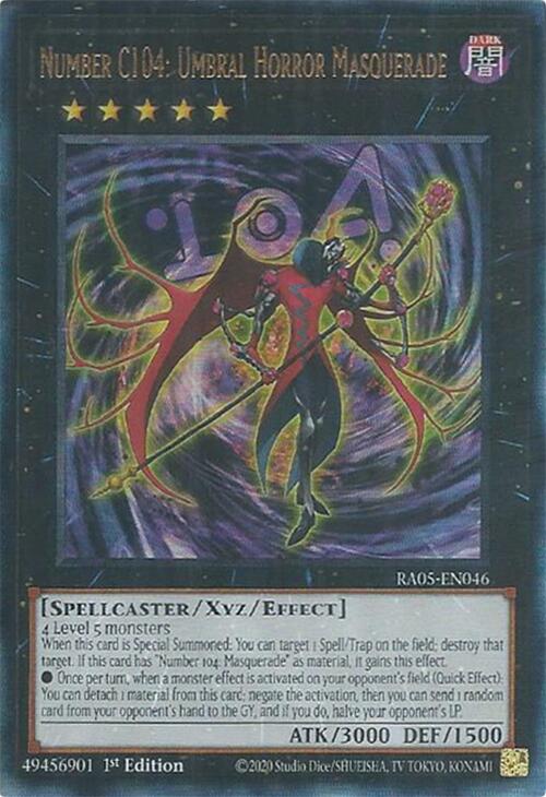 Number C104: Umbral Horror Masquerade (Ultimate Rare) [RA05-EN046] Ultimate Rare | Exor Games Dartmouth