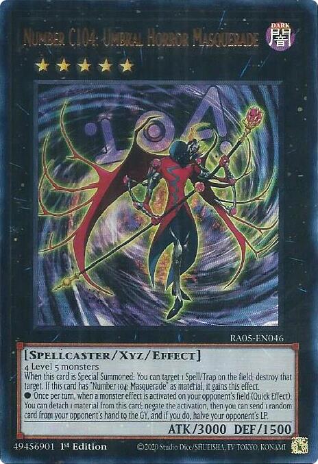 Number C104: Umbral Horror Masquerade (Ultra Rare) [RA05-EN046] Ultra Rare | Exor Games Dartmouth