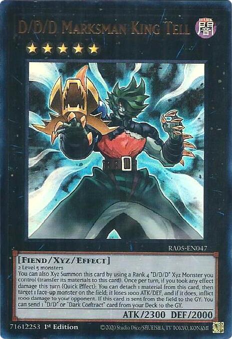 D/D/D Marksman King Tell (Ultra Rare) [RA05-EN047] Ultra Rare | Exor Games Dartmouth