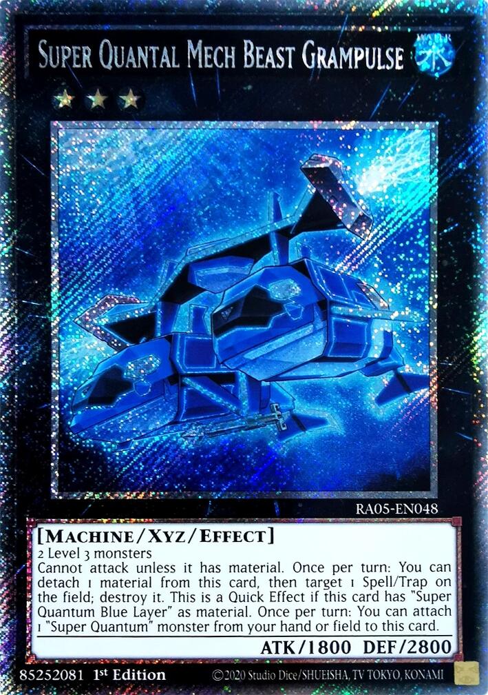 Super Quantal Mech Beast Grampulse (Platinum Secret Rare) [RA05-EN048] Platinum Secret Rare | Exor Games Dartmouth