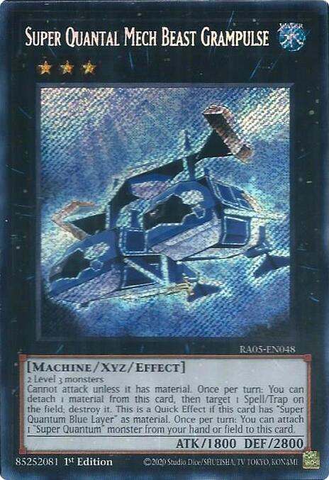 Super Quantal Mech Beast Grampulse (Secret Rare) [RA05-EN048] Secret Rare | Exor Games Dartmouth
