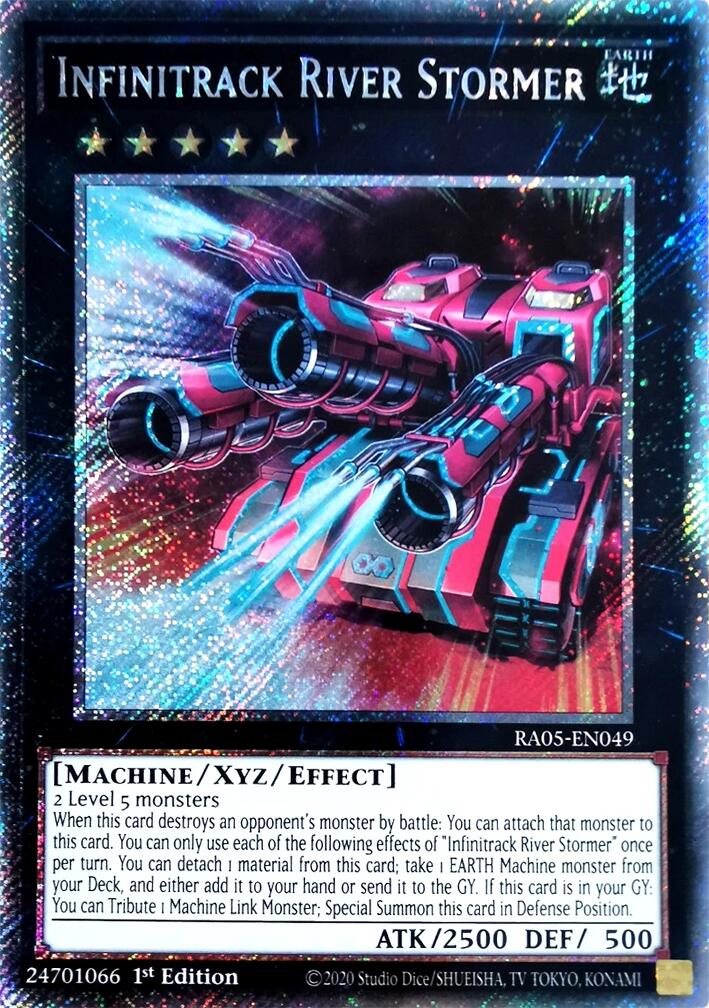 Infinitrack River Stormer (Platinum Secret Rare) [RA05-EN049] Platinum Secret Rare | Exor Games Dartmouth