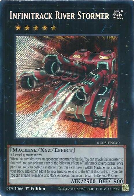 Infinitrack River Stormer (Secret Rare) [RA05-EN049] Secret Rare | Exor Games Dartmouth