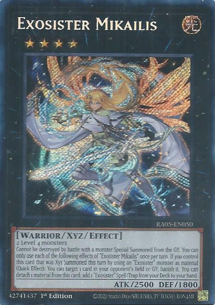 Exosister Mikailis (Secret Rare) [RA05-EN050] Secret Rare | Exor Games Dartmouth