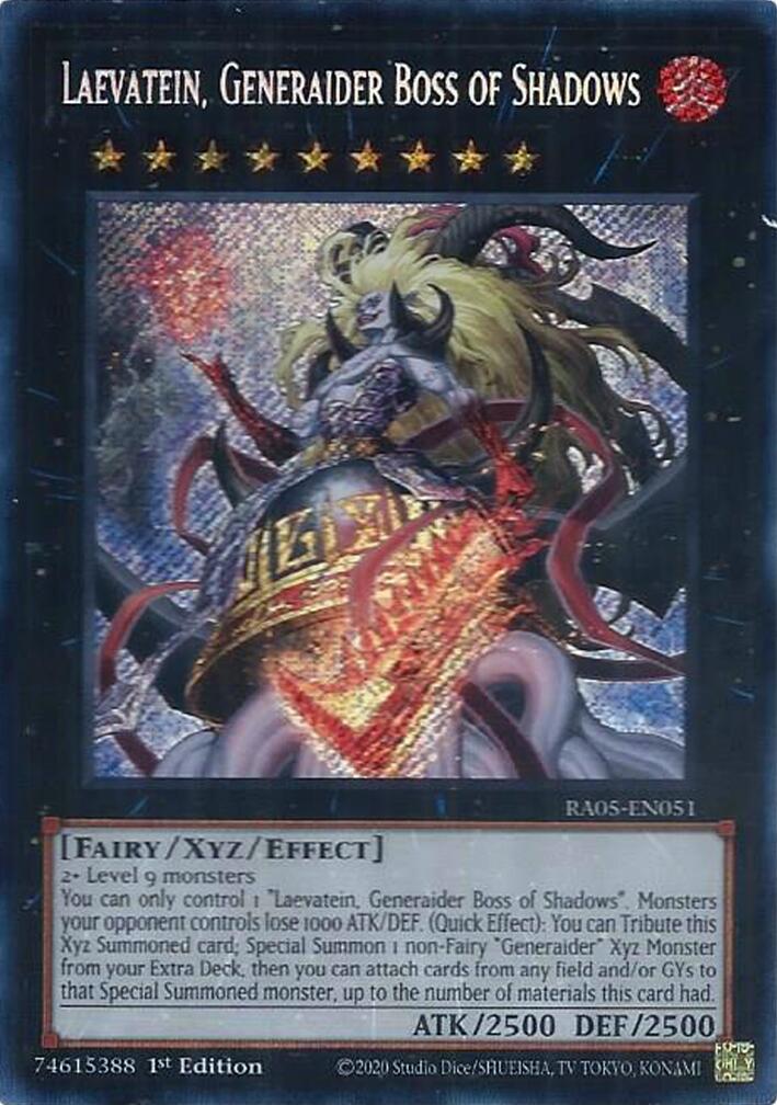 Laevatein, Generaider Boss of Shadows (Secret Rare) [RA05-EN051] Secret Rare | Exor Games Dartmouth