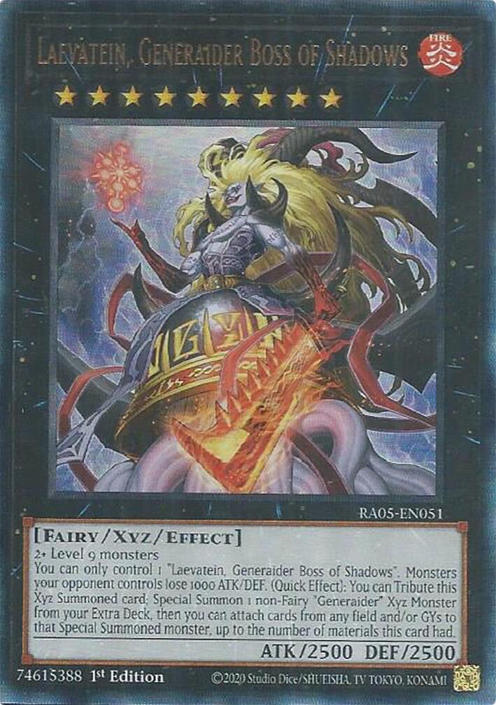 Laevatein, Generaider Boss of Shadows (Ultimate Rare) [RA05-EN051] Ultimate Rare | Exor Games Dartmouth