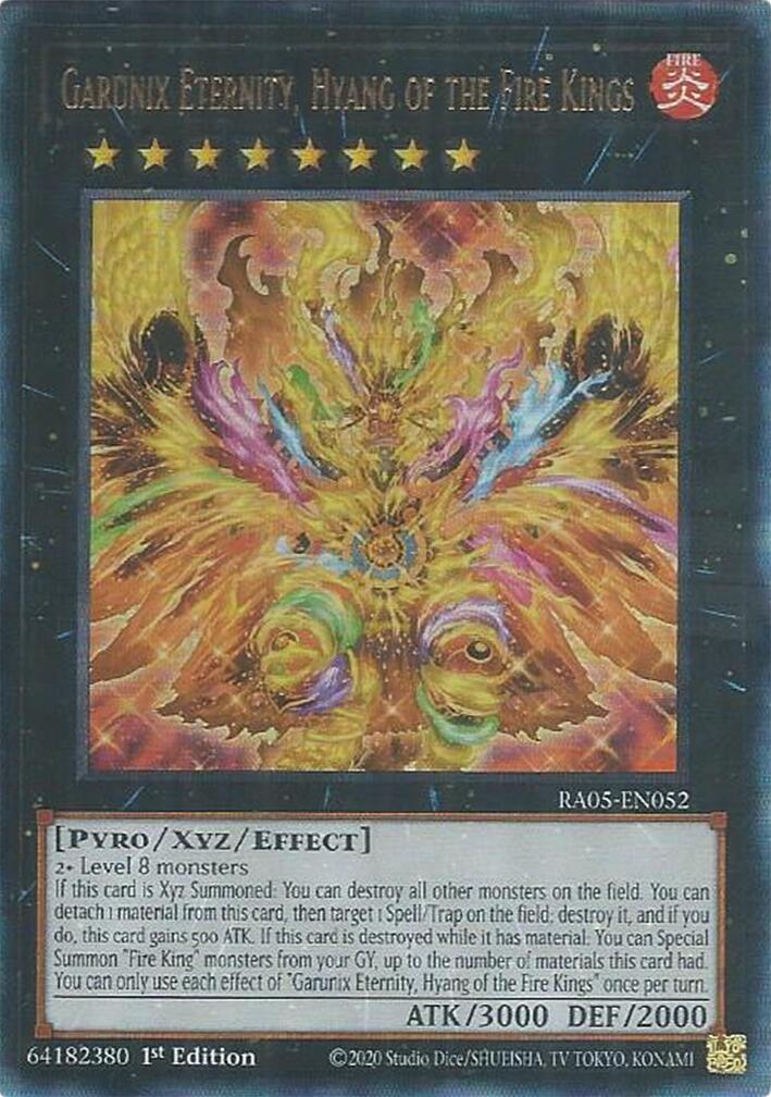 Garunix Eternity, Hyang of the Fire Kings (Ultimate Rare) [RA05-EN052] Ultimate Rare | Exor Games Dartmouth