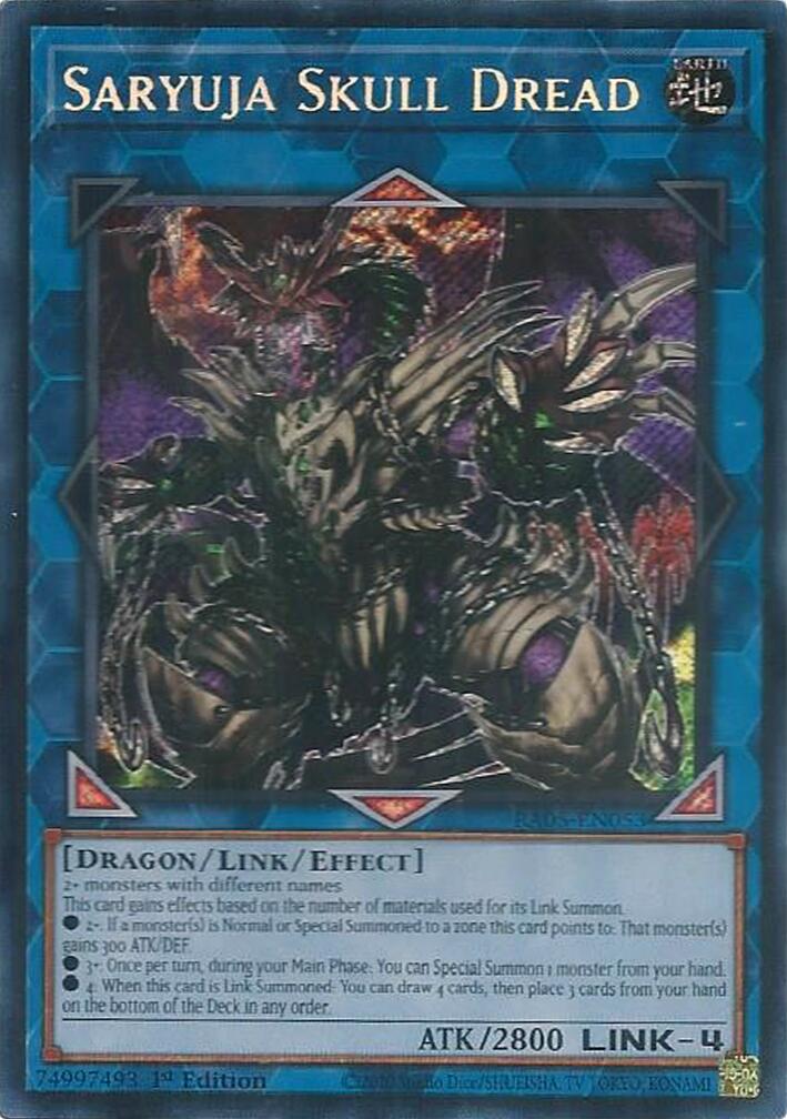 Saryuja Skull Dread (Secret Rare) [RA05-EN053] Secret Rare | Exor Games Dartmouth