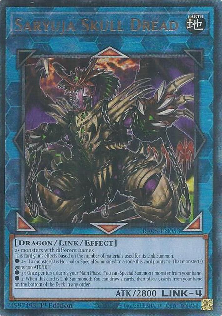 Saryuja Skull Dread (Ultimate Rare) [RA05-EN053] Ultimate Rare | Exor Games Dartmouth